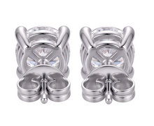 Afbeelding in Gallery-weergave laden, GIA-gecertificeerd Dames oorknopjes set 2.16 ct ronde Natuurlijke echte diamanten ( niet in een laboratorium gekweek...
