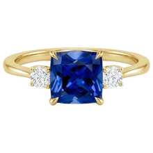 Afbeelding in Gallery-weergave laden, echte round diamant 2.50karaat ring profielweergave
