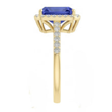 Afbeelding in Gallery-weergave laden, echte round diamant 2.50karaat ring bovenaanzicht
