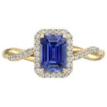 Afbeelding in Gallery-weergave laden, echte round diamant 3karaat ring zijaanzicht
