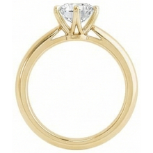Afbeelding in Gallery-weergave laden, Geelgouden Solitaire Ring Old Mine Cut Echte Natuurlijke uit de aarde gewonnen Diamant Prong Gezet 2.50 Karaat
