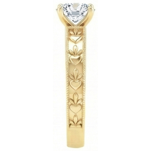 Afbeelding in Gallery-weergave laden, echte round diamant 1.75karaat ring met diamantaccenten
