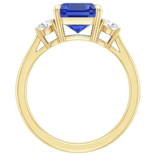 Afbeelding in Gallery-weergave laden, echte round diamant 2.75karaat ring op wit
