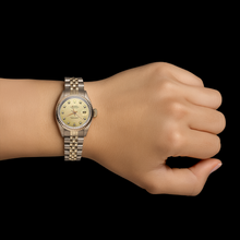 Afbeelding in Gallery-weergave laden, Geelgouden Jubileum-armband wijzerplaat dameshorloge Rolex Datumjust
