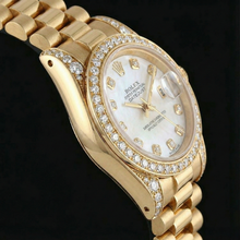 Afbeelding in Gallery-weergave laden, echte round diamant 0.50karaat watch profielweergave
