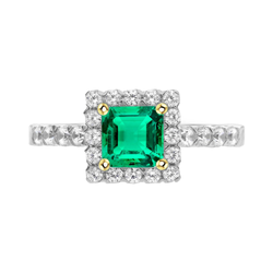 Colombiaanse Smaragd Sieraadsteen Ring – GIA-Gecertificeerd 2,50