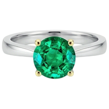 Afbeelding in Gallery-weergave laden, Elegant Gekleurde Steen Ring 3 karaat – vooraanzicht
