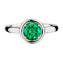 Afbeelding in Gallery-weergave laden, High-end Smaragd Edelsteen Ring 2 karaat – hoofdaanzicht
