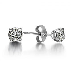 Oorhangers 14K Witgoud met Fijne Diamant – 1 karaat