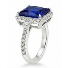 Afbeelding in Gallery-weergave laden, Luxe Edelsteen Ring 5 karaat – bovenaanzicht
