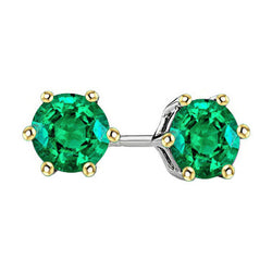 GIA-Gecertificeerd Smaragd Gemstone Earring 1,50 karaat