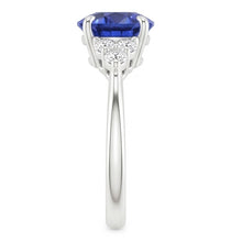 Afbeelding in Gallery-weergave laden, Gouden 5ct Natuurlijke uit de aarde gewonnen Diamanten Saffieren Ring
