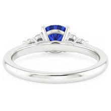 Afbeelding in Gallery-weergave laden, Gouden 5ct Natuurlijke uit de aarde gewonnen Diamanten Saffieren Ring
