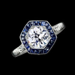 Natuurlijke Diamanten Ring 3.25ct - Witgoud 14K