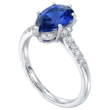Afbeelding in Gallery-weergave laden, echte round diamant 3.50karaat ring vooraanzicht

