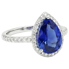 Afbeelding in Gallery-weergave laden, echte round diamant 4karaat ring profielweergave
