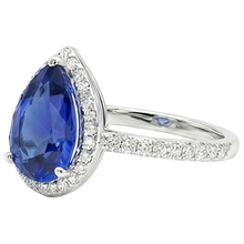 Afbeelding in Gallery-weergave laden, echte round diamant 4karaat ring op wit
