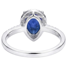 Afbeelding in Gallery-weergave laden, echte round diamant 3.75karaat ring zijaanzicht

