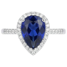 Afbeelding in Gallery-weergave laden, echte round diamant 3.75karaat ring close-up detail
