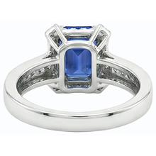 Afbeelding in Gallery-weergave laden, echte round diamant 3.50karaat ring close-up detail
