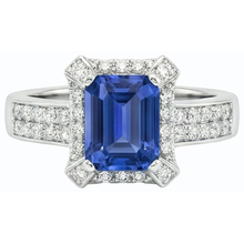Afbeelding in Gallery-weergave laden, echte round diamant 3.50karaat ring op wit
