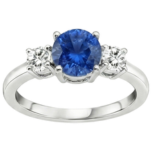 Afbeelding in Gallery-weergave laden, echte round diamant 1.75karaat ring zijaanzicht
