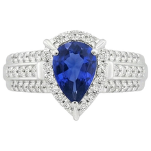 Afbeelding in Gallery-weergave laden, echte round diamant 5karaat ring op wit
