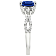 Afbeelding in Gallery-weergave laden, echte round diamant 2.75karaat ring profielweergave

