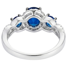 Afbeelding in Gallery-weergave laden, echte round diamant 5karaat ring op wit
