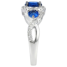 Afbeelding in Gallery-weergave laden, echte round diamant 5karaat ring profielweergave
