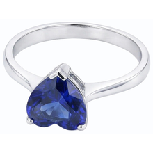 Afbeelding in Gallery-weergave laden, echte heart diamant 2.50karaat ring close-up detail
