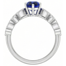 Afbeelding in Gallery-weergave laden, echte round diamant 2.50karaat ring close-up detail
