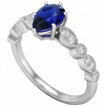Afbeelding in Gallery-weergave laden, echte round diamant 2.50karaat ring bovenaanzicht
