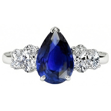 Afbeelding in Gallery-weergave laden, echte round diamant 3.50karaat ring close-up detail
