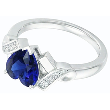 Afbeelding in Gallery-weergave laden, echte round diamant 2karaat ring bovenaanzicht

