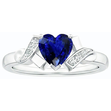 Afbeelding in Gallery-weergave laden, echte round diamant 2karaat ring op wit
