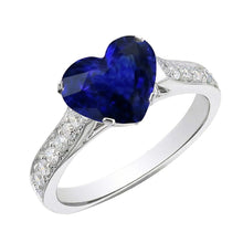 Afbeelding in Gallery-weergave laden, echte round diamant 4karaat ring close-up detail
