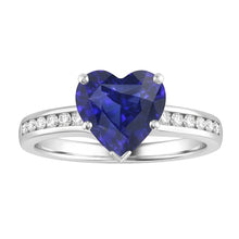 Afbeelding in Gallery-weergave laden, echte round diamant 4karaat ring zijaanzicht
