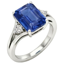 Afbeelding in Gallery-weergave laden, echte round diamant 2.50karaat ring vooraanzicht
