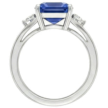 Afbeelding in Gallery-weergave laden, echte round diamant 2.50karaat ring profielweergave
