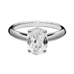 Natuurlijke Diamanten Ring 2.25ct - Witgoud 14K