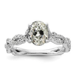 Natuurlijke Diamanten Ring 5.50ct - Witgoud 14K