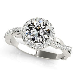 Natuurlijke Diamanten Ring 4.50ct - Witgoud 14K