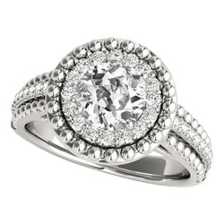 Natuurlijke Diamanten Ring 5ct - Witgoud 14K