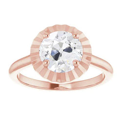 Natuurlijke Diamanten Ring 3ct - Roségoud 14K