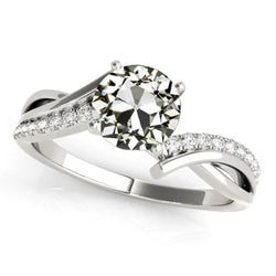 Natuurlijke Diamanten Ring 3.50ct - Witgoud 14K