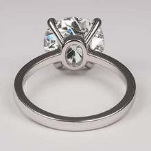 Afbeelding in Gallery-weergave laden, Gouden Trouwring Oude Mijn Geslepen ronde Echt Diamanten 2,50 Karaat
