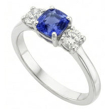 Afbeelding in Gallery-weergave laden, echte round diamant 1.50karaat ring zijaanzicht

