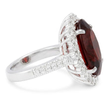 Afbeelding in Gallery-weergave laden, Granaat Cocktail Ring
