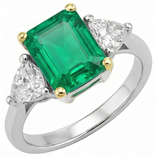 Afbeelding in Gallery-weergave laden, Luxueus Sieraadsteen Ring 3,50 karaat – hoekaanzicht
